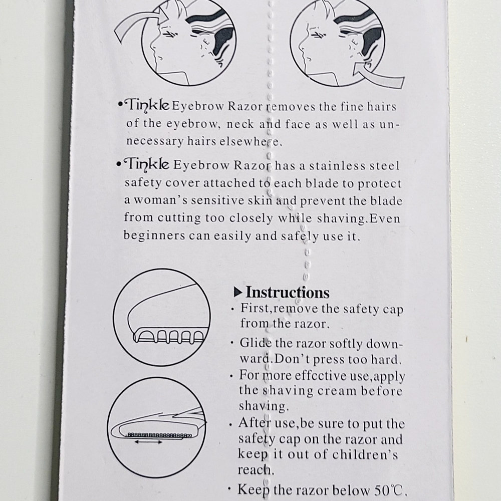 Tinkle Eyebrow Razor Microblading - 3pk -2 sets - Picture 2 of 3